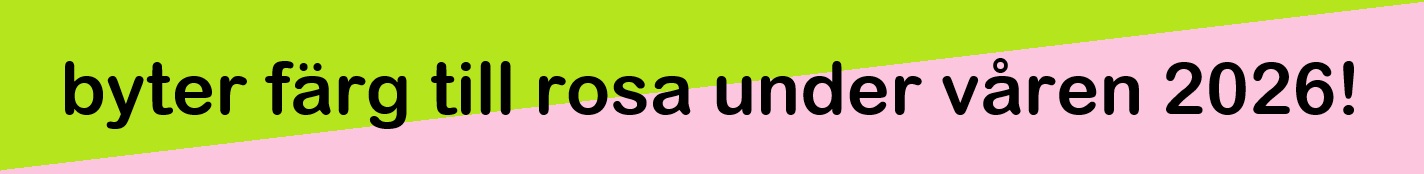 Djurfokus byter f�rg fr�n gr�n till rosa!