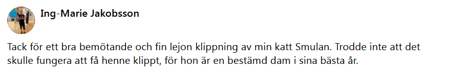 H�r skulle det ha synts en recension men n�got gick snett