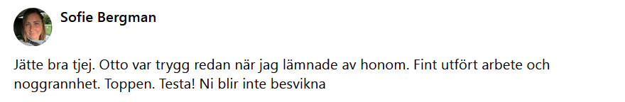 H�r skulle det ha synts en recension men n�got gick snett